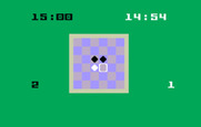 Reversi for Intellivision - Starting the game on a small board.