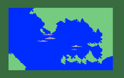 Sea Battle for Intellivision - Attacking my opponents home port!