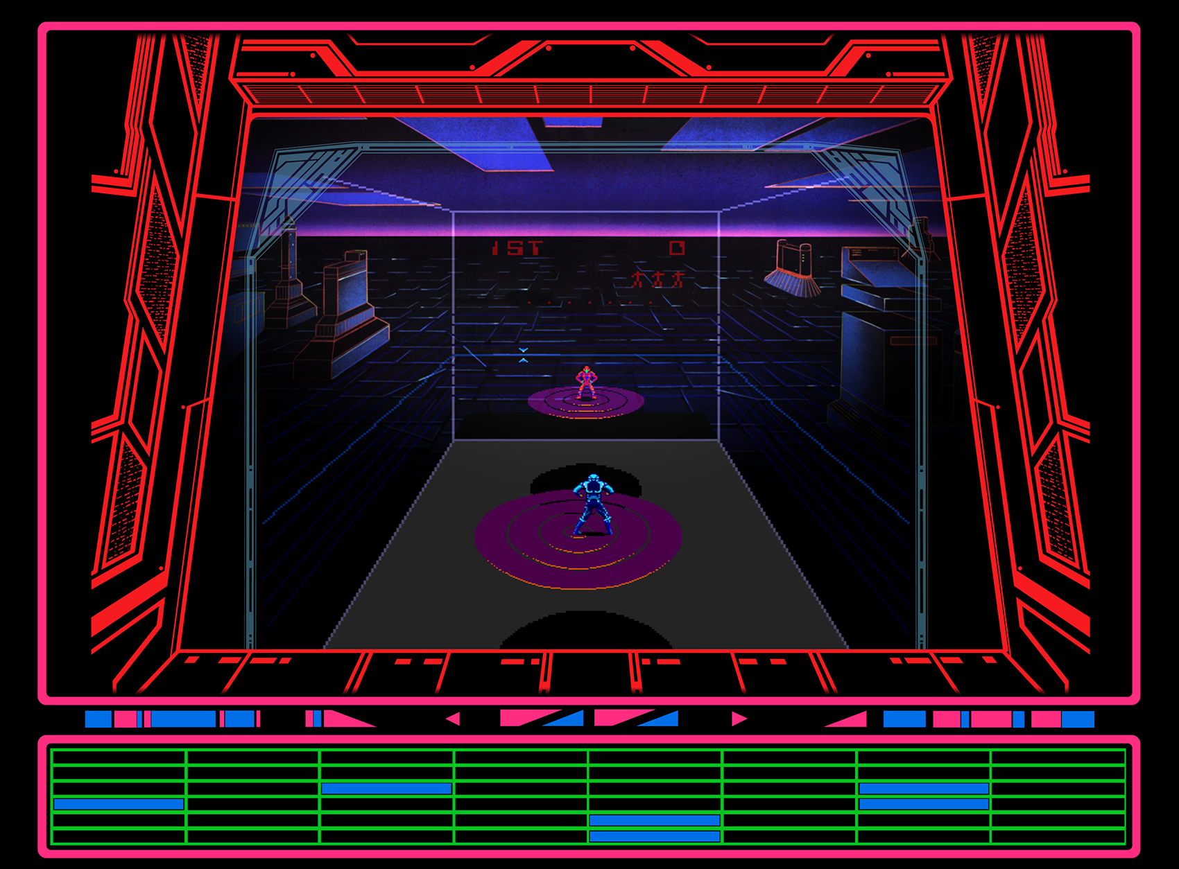 Discs of TRON Arcade Screenshot: Game start.