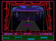 Discs of TRON for Arcade - Obstacles become more elaborate as the game progresses.