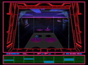Discs of TRON for Arcade - On the second level there are now two platforms to jump between.