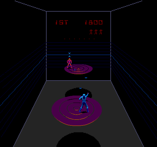 Discs of TRON Arcade Screenshot: Game start.