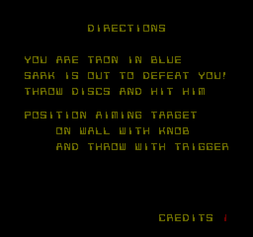 Discs of TRON Arcade Screenshot: Ready to begin the game?