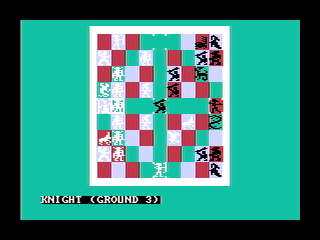 Archon: The Light and the Dark IBM PC/Compatibles Screenshot: Select your next move...