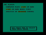 Archon: The Light and the Dark for IBM PC/Compatibles - Setting up some game options.
