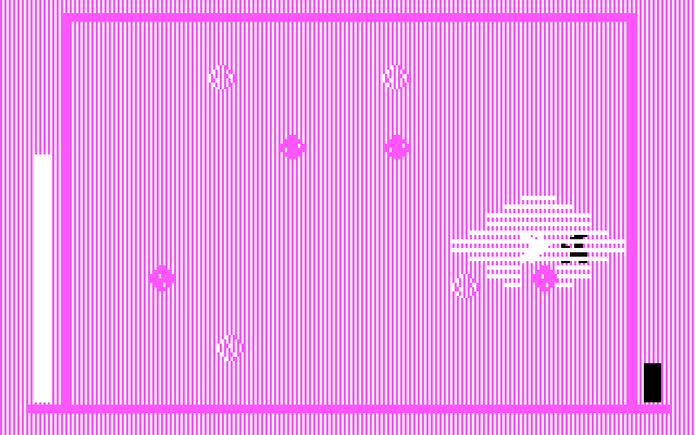 Archon: The Light and the Dark IBM PC/Compatibles Screenshot: White phoenix attacks...