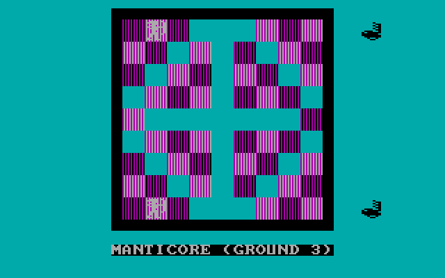 Archon: The Light and the Dark IBM PC/Compatibles Screenshot: The game begins...