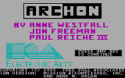 Archon: The Light and the Dark for IBM PC/Compatibles - Title screen.