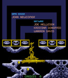 Joust 2: Survival of the Fittest for Arcade - Game credits, part 1.
