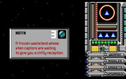 OverKill for IBM PC/Compatibles - Start of level 3, planet Hoth.