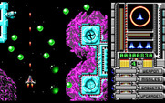 OverKill for IBM PC/Compatibles - Shoot or dodge the green things.