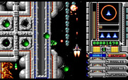OverKill for IBM PC/Compatibles - Blasting through a narrow passage...