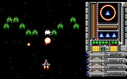 OverKill for IBM PC/Compatibles - First you need to deal with these strange green aliens.