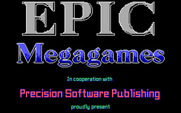 OverKill for IBM PC/Compatibles - Epic MegaGames logo.
