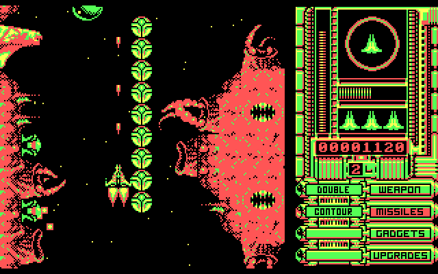 OverKill IBM PC/Compatibles Screenshot: A close encounter!