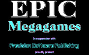 OverKill for IBM PC/Compatibles - Epic MegaGames logo.