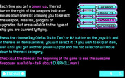 OverKill for IBM PC/Compatibles - About power-ups in the game.