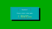 OverKill for IBM PC/Compatibles - Select the desired video mode...