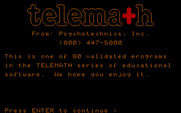 Shark Hunt for IBM PC/Compatibles - Part of the telemath series...