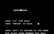 Shark Hunt for IBM PC/Compatibles - Title screen.