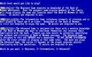 Book of Mormon Game, The for IBM PC/Compatibles - Game instructions.