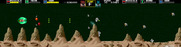 Darius for Arcade - Zone F; two red power-ups at once, collect them quickly!