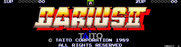Darius II for Arcade - Title screen.