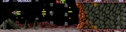 Darius II for Arcade - The cave ahead is blocked...I need to shoot my way through...