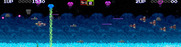 Darius II for Arcade - Yikes, don't crash into the numerous enemies here!