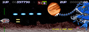 Darius II for Arcade - A huge battleship, Alloy Lantern, is approaching fast!