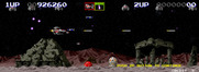 Darius II for Arcade - The start of Zone "I"...