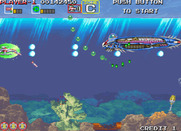 Darius Gaiden for Arcade - Parts of this zone take you underwater...