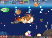 Darius Gaiden for Arcade - Mini-boss destroyed!