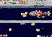 Darius Gaiden for Arcade - Dodge or destroy the numerous asteroids in Zone E.