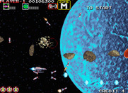 Darius Gaiden for Arcade - Plenty more asteroids to deal with in Zone M.