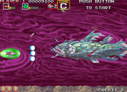 Darius Gaiden for Arcade - Battle with King Fossil.