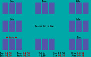 3 Card High Low Poker for IBM PC/Compatibles - Dealing the cards...
