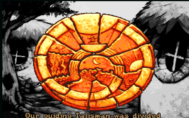 Lemmings 2: The Tribes IBM PC/Compatibles Screenshot: The guiding Talisman...