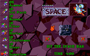 Lemmings 2: The Tribes for IBM PC/Compatibles - Introduction to the space level.