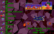 Lemmings 2: The Tribes for IBM PC/Compatibles - Introduction to the beach level.