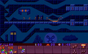 Lemmings 2: The Tribes for IBM PC/Compatibles - Filler lemmings can fill in gaps.