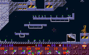 Lemmings 2: The Tribes for IBM PC/Compatibles - Lemmings march back and forth...