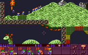 Lemmings 2: The Tribes for IBM PC/Compatibles - Lemmings march across the hills...