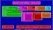Lemmings 2: The Tribes for IBM PC/Compatibles - Additional options allow selection of input devices and other settings.