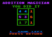 Addition Magician for Apple II - I did it!