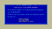 10 Best Fortune Teller for IBM PC/Compatibles - The main menu.
