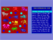 10 Best Fortune Teller for IBM PC/Compatibles - Select your astrological sign.