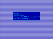 10 Best Fortune Teller for IBM PC/Compatibles - Loading screen.