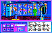 Neuromancer for IBM PC/Compatibles - Visiting a body shop.