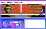 Neuromancer for IBM PC/Compatibles - Move along, citizen!